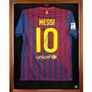 リオネル・メッシ直筆サイン入りユニフォーム（2011-12　背番号サインモデル） 