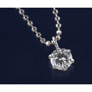 高島屋180周年企画　純プラチナ台0.2ctダイヤペンダント