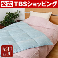 昭和西川 洗える羽毛肌掛布団