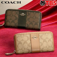 【今お得！】コーチ　ラウンドファスナー長財布
