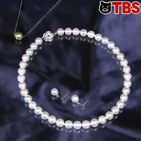 【特別価格】高島屋 超大珠9.5〜10mmあこや真珠ネックレス3点セット