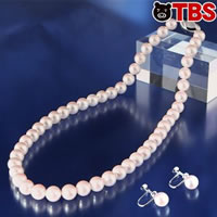 高島屋花珠8〜8.5mmあこや真珠ネックレス2点セット