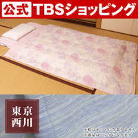 【特別価格】東京西川 しじら織 洗える肌掛布団＆敷パッドセット