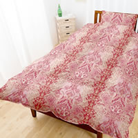 柄任せポーランド産ホワイトグースプレミアムダウン93％羽毛掛布団