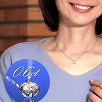 松屋銀座プラチナ0.6ctダイヤペンダント