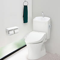 TOTO「ピュアレストQR」トイレリフォームウオシュレット付き／洋式→洋式／特典付き